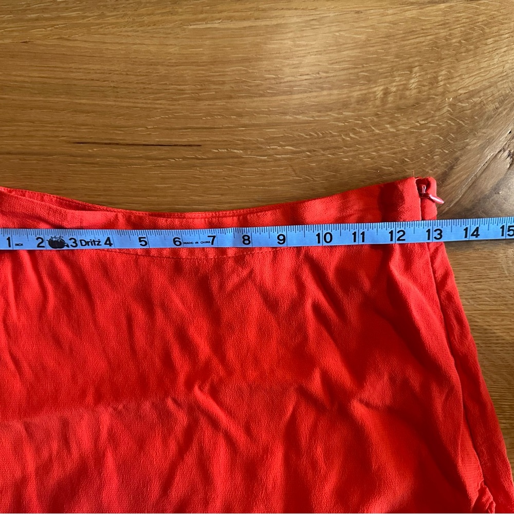 H&M Red Ruffled Skirt - Picture 2 of 6